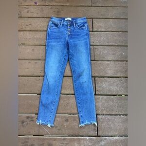 MADEWELL 10” HIGH-RISE SKINNY JEANS SIZE 26 H23